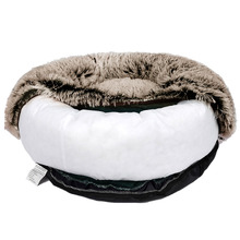 Zelly Faux Fur Calming Pet Bed